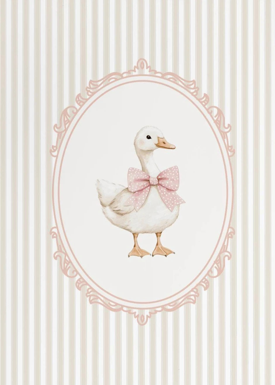 Pink Plaid Nursery Prints