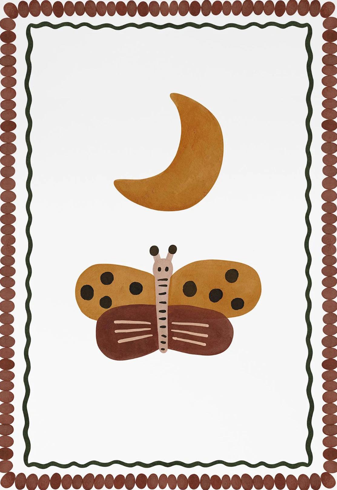 Boho Nursery Wall Art for Baby Nursery