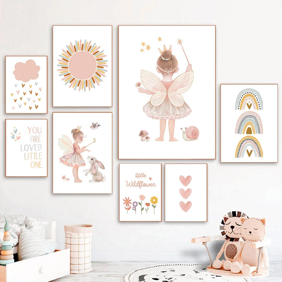 Bohemian Style Nursery Prints