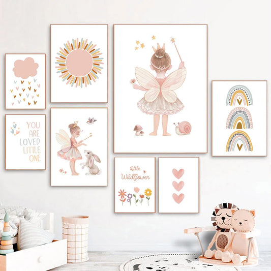Bohemian Style Nursery Prints